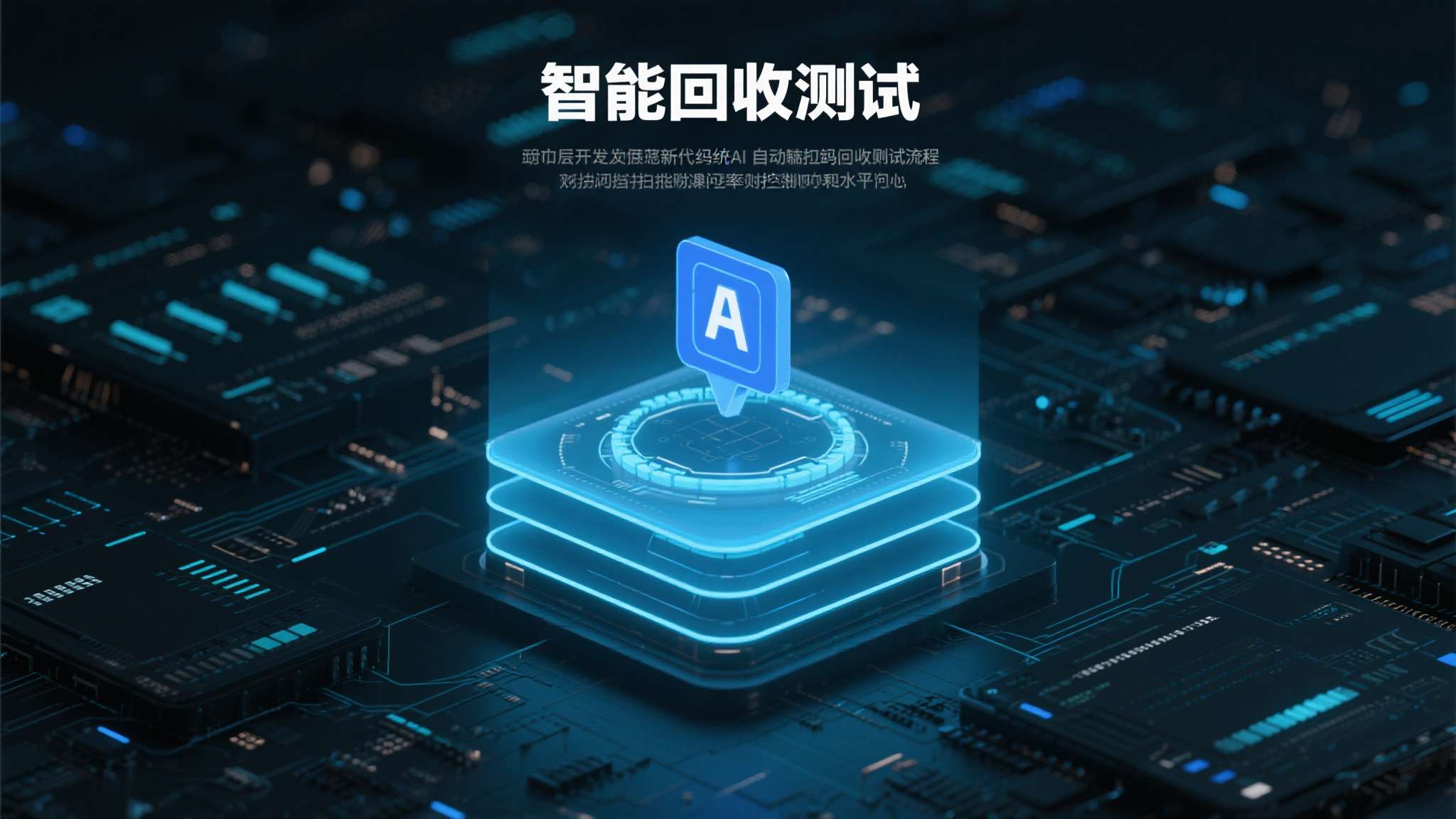 第一层：智能回归测试。每当开发人员提交新代码，AI系统会自动触发回归测试流程，对