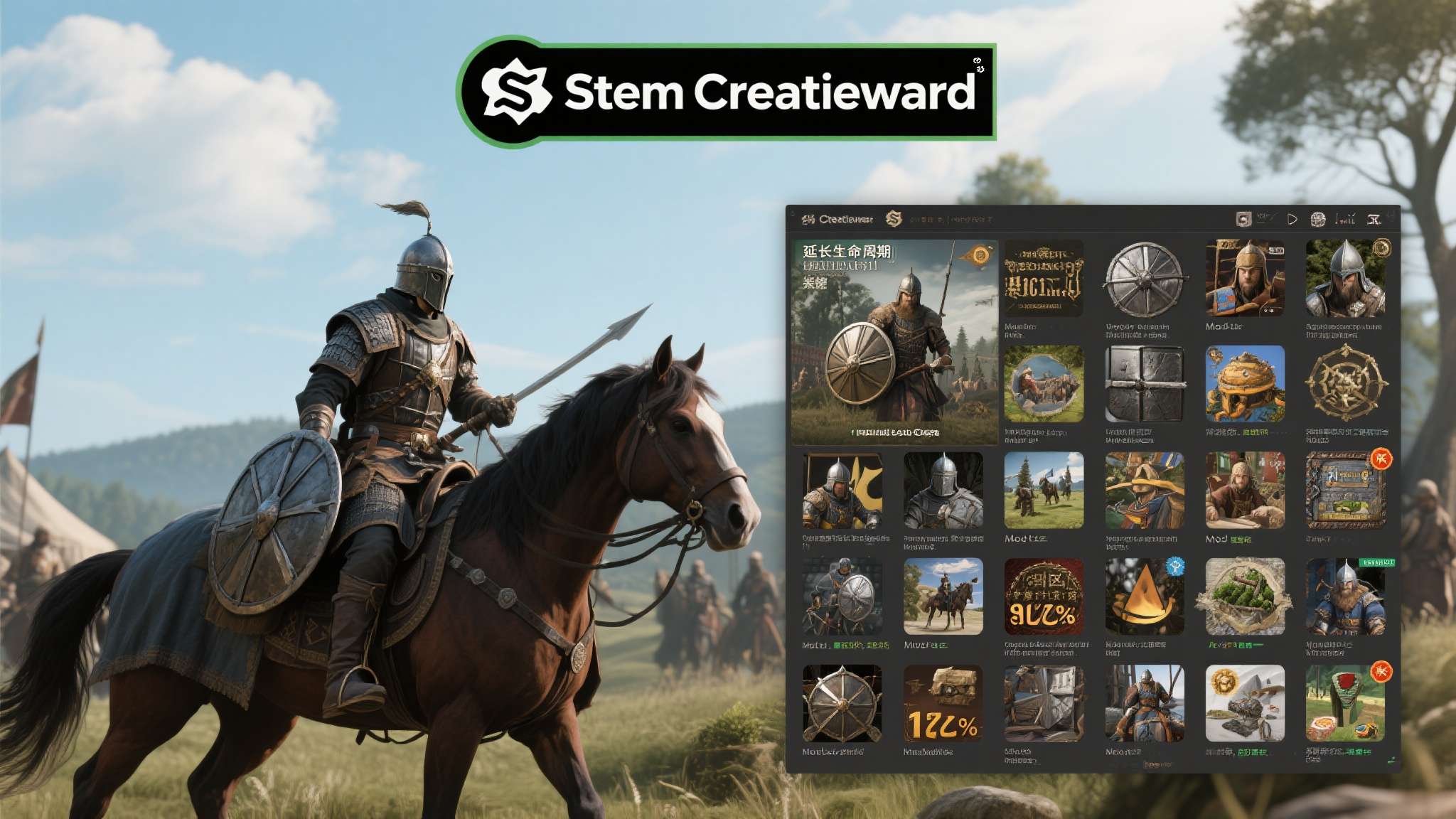 值得关注的是，近年来Steam创意工坊在多款热门游戏中扮演着"延长生命周期"的关